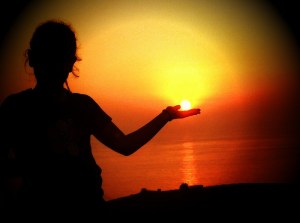 El sol en bandeja (atardecer desde la campa)