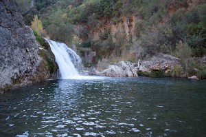 Salto de agua en el Río Borosa