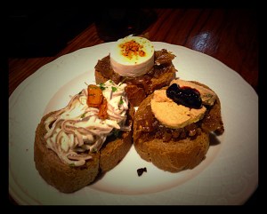 ...y parte de las tapas...