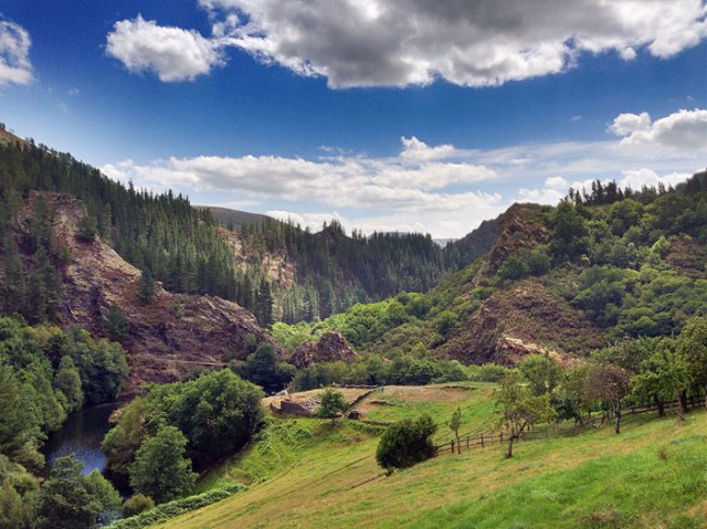 Las vistas desde la aldea son espectaculares